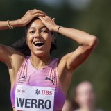 Audrey Werro rêve de signer un nouvel exploit, dès jeudi à Zurich KEYSTONE/TIL BUERGY
